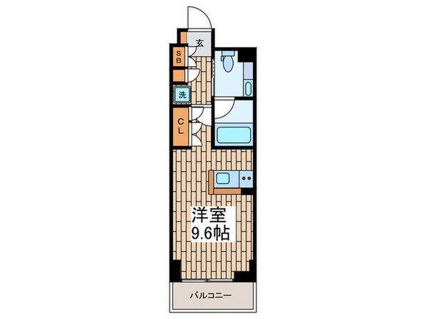 ベルファース大森山王の物件間取画像